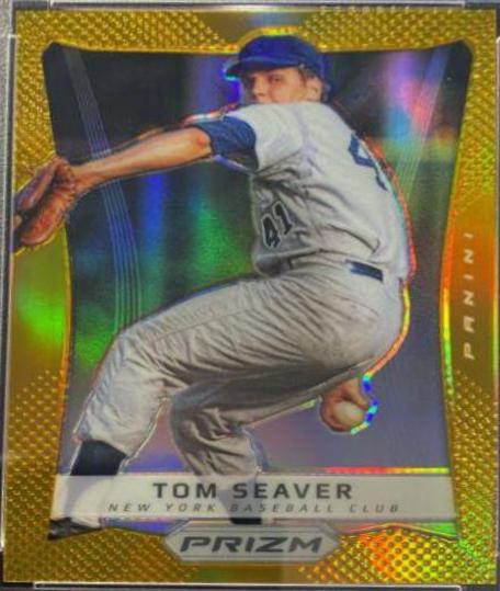 Tom Seaver [Gold Prizm] #142 Baseball Cards 2012 Panini Prizm