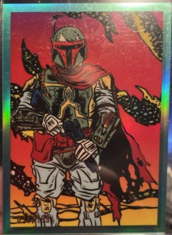 Boba Fett [Aqua Refractor] #89 Star Wars 2023 Topps Chrome