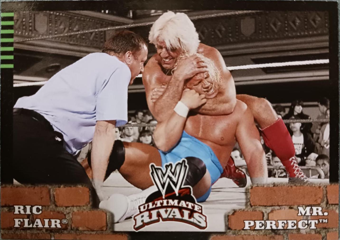 Ric Flair vs. Mr. Perfect #62 Wrestling Cards 2008 Topps WWE Ultimate Rivals