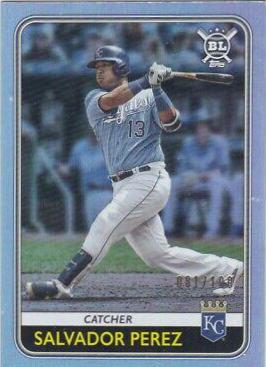 Salvador Perez [Rainbow Foil] #1 Baseball Cards 2020 Topps Big League