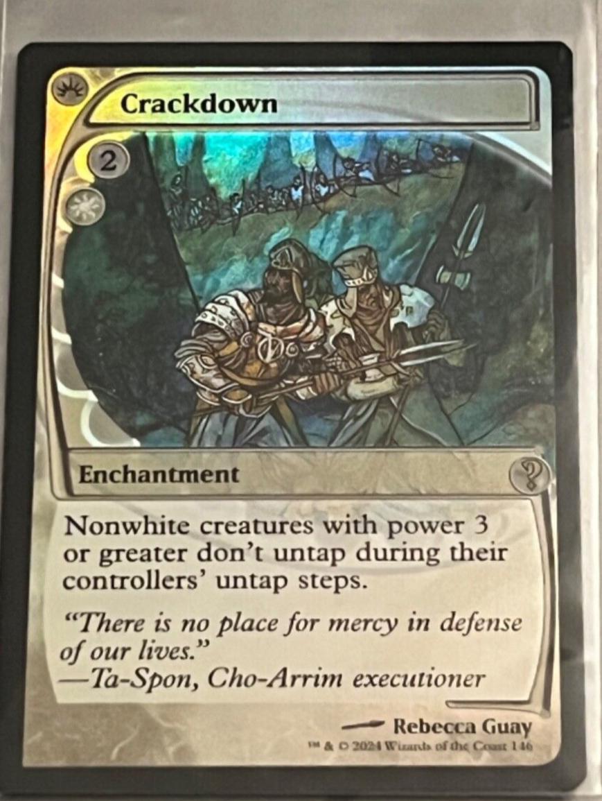 Crackdown [Foil] #146 Magic Mystery Booster 2