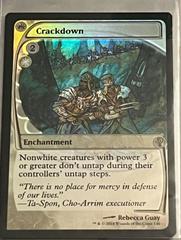 Crackdown [Foil] #146 Magic Mystery Booster 2 Prices