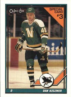 Dan Keczmer #3S Hockey Cards 1991 O-Pee-Chee Inserts