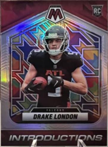 Drake London [Silver] #I-5 Football Cards 2022 Panini Mosaic Introductions