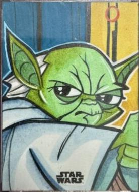 Eric Medina Star Wars 2024 Topps Chrome Sketch Card