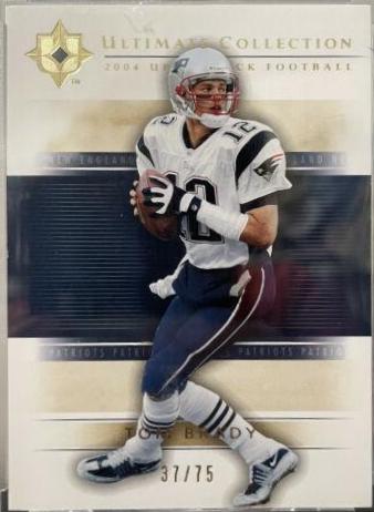 Tom Brady [Gold] #39 Football Cards 2004 Upper Deck Ultimate Collection