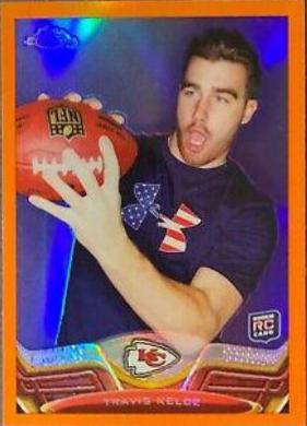 Travis Kelce Topps chrome store refractor rookie card