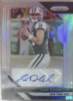 Sam Darnold #3 Football Cards 2018 Panini Prizm Rookie Autographs