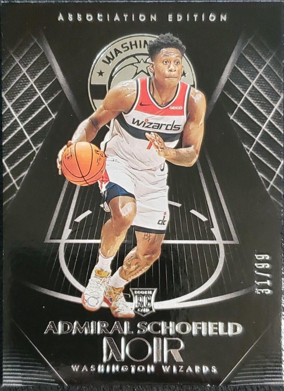 Admiral Schofield #145 Basketball Cards 2019 Panini Noir