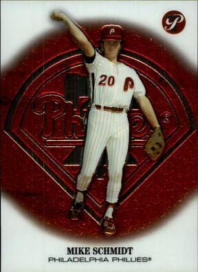 Mike Schmidt #145 Baseball Cards 2002 Topps Pristine