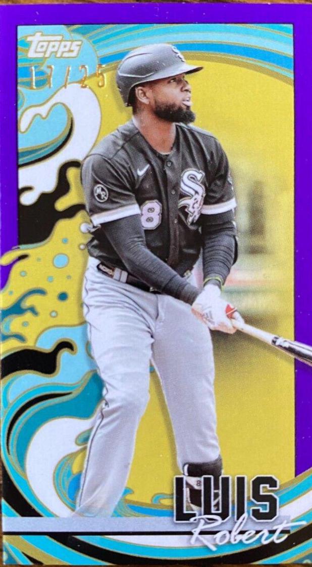 Luis Robert [Purple] #MRIP-LR Baseball Cards 2022 Topps Rip Mini