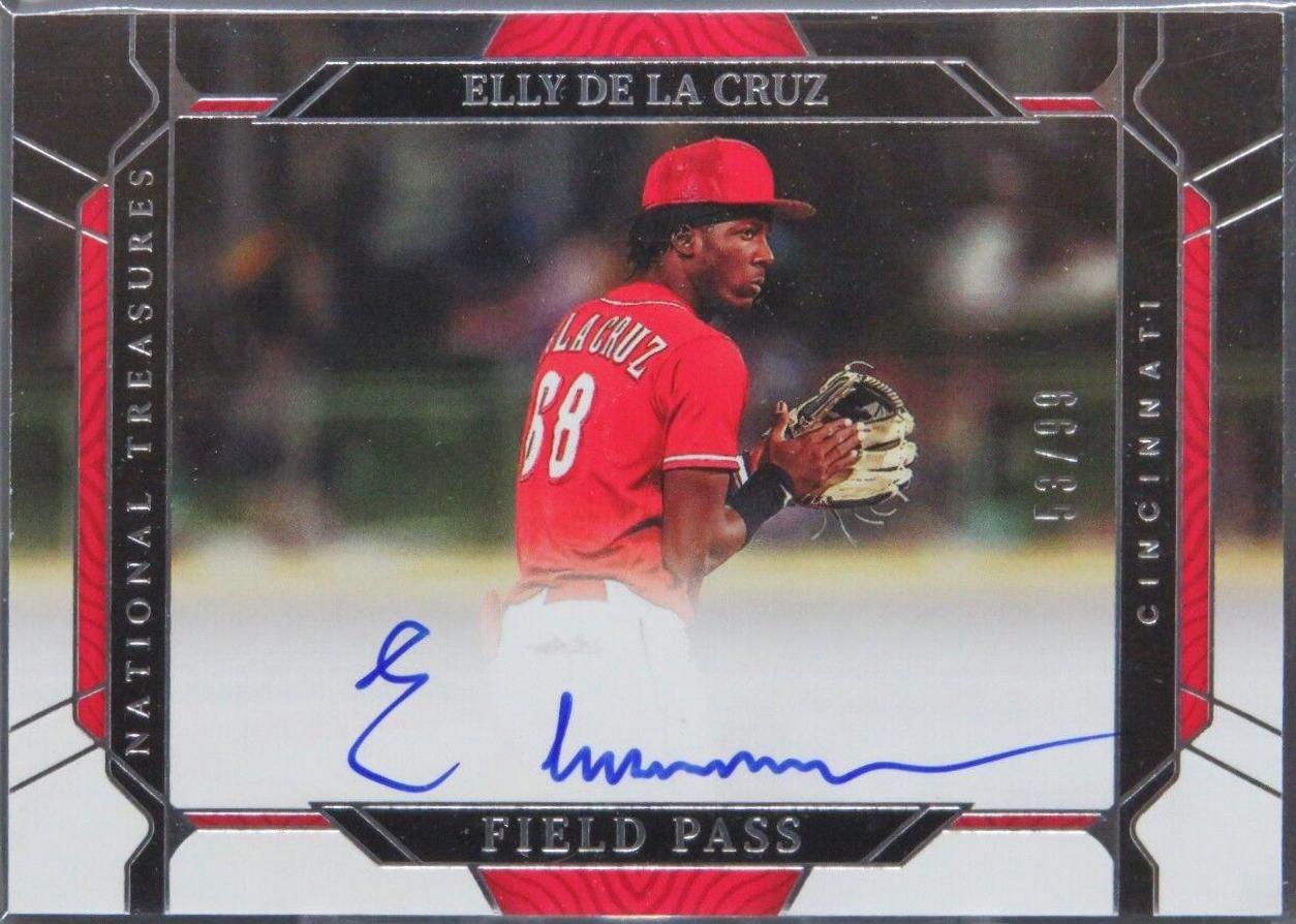 Elly De La Cruz #FP-EC Prices | 2022 Panini National Treasures Field Pass  Signatures | Baseball Cards