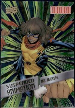 Ms. Marvel #13 Marvel 2023 Upper Deck Annual Suspended Animation