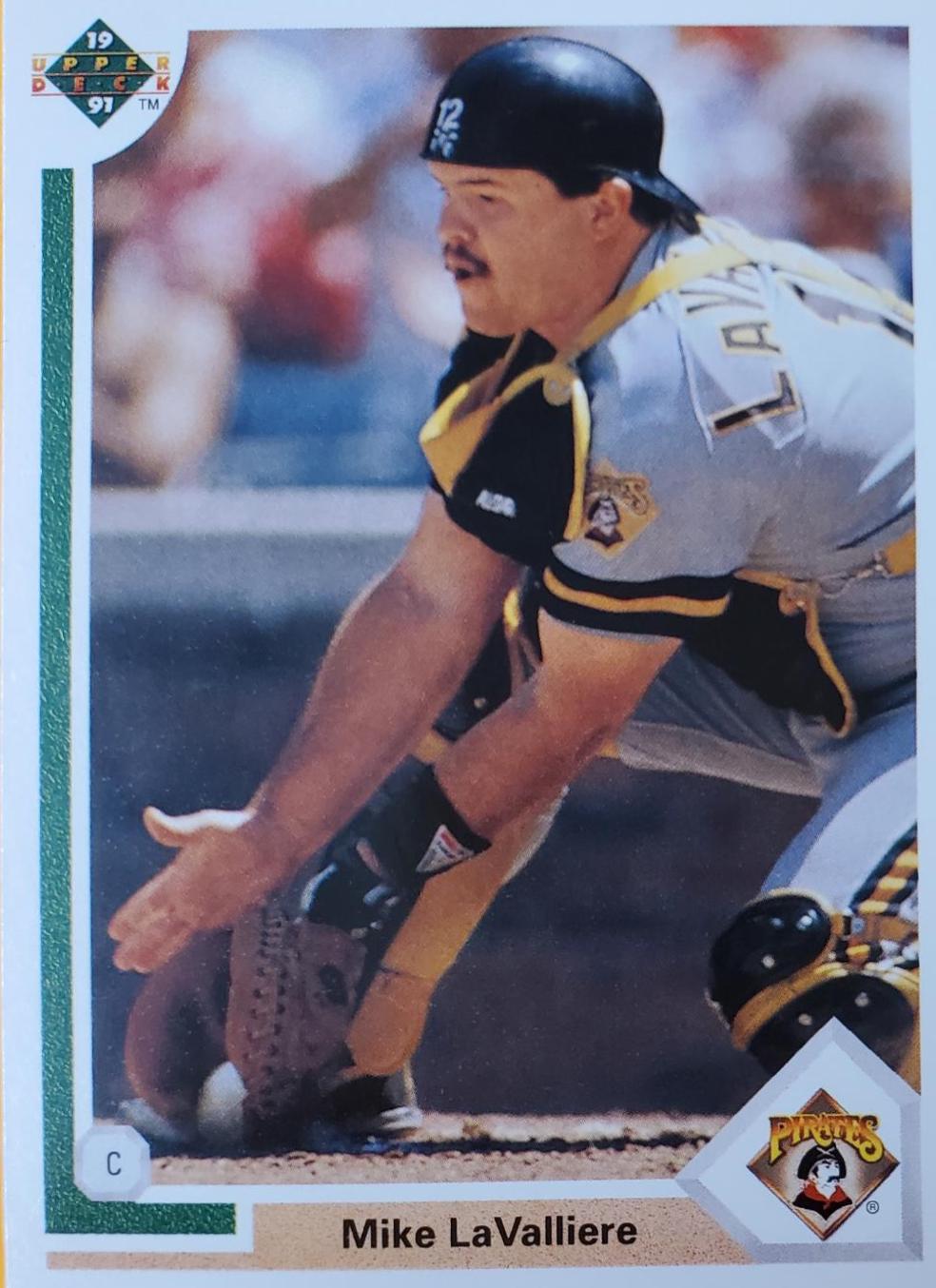 1991 Upper Deck Mike LaValliere Baseball Card #129