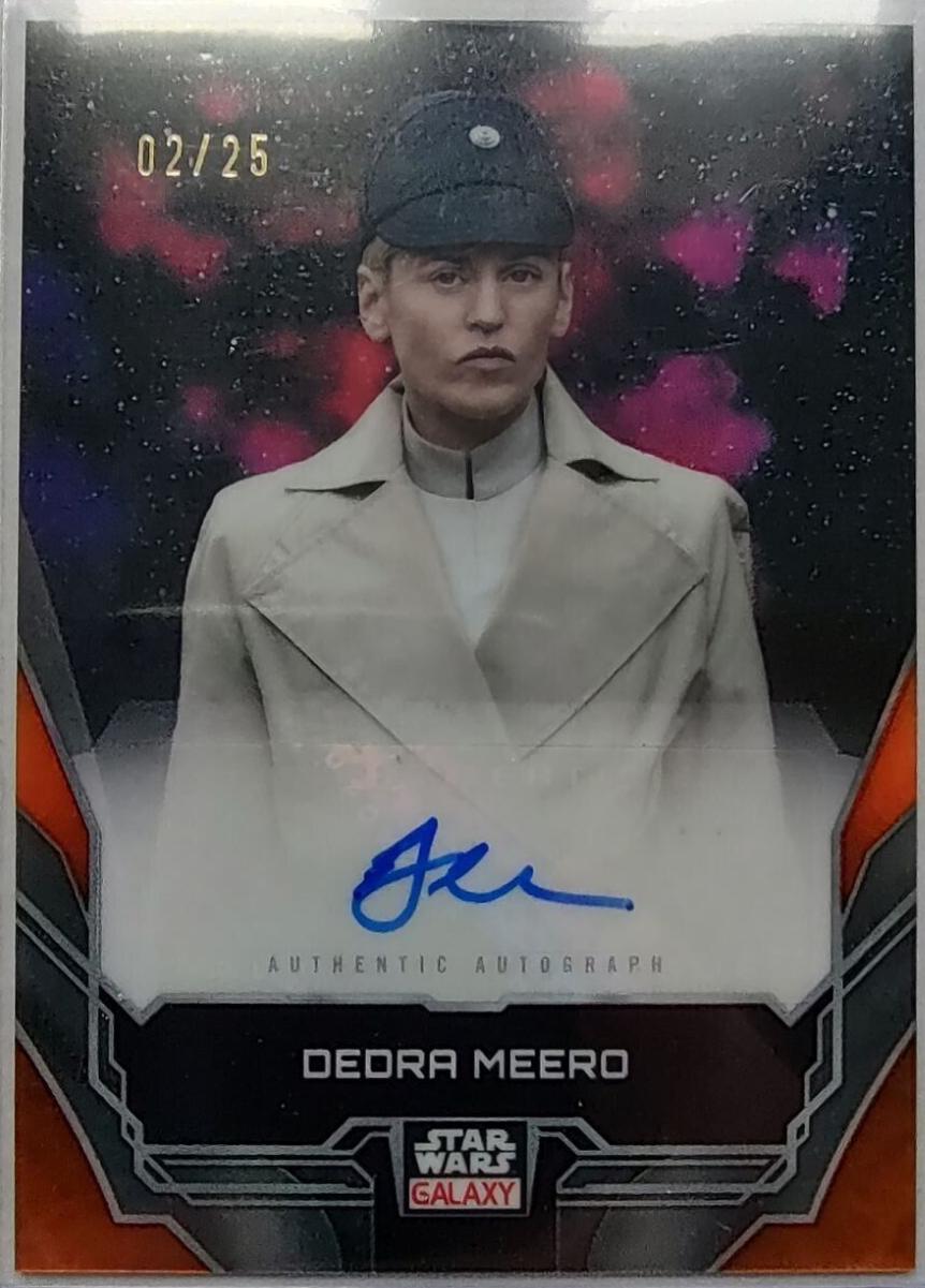 Denise Gough as Dedra Meero [Orange Refractor] #A-DM Star Wars 2024 Topps Chrome Galaxy Autograph