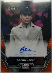 Denise Gough as Dedra Meero [Orange Refractor] #A-DM Star Wars 2024 Topps Chrome Galaxy Autograph Prices