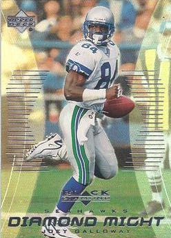 Joey Galloway #DM10 Football Cards 1999 Upper Deck Black Diamond Might