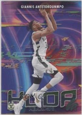 Giannis Antetokounmpo #6 Basketball Cards 2021 Panini Hoops Hoopla