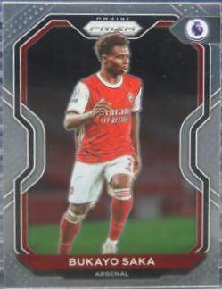 Bukayo Saka #11 Soccer Cards 2020 Panini Chronicles Prizm Premier League