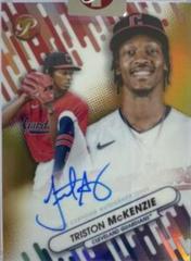 Triston McKenzie [Gold] #FFA-TM Baseball Cards 2023 Topps Pristine Fresh Faces Autographs Prices