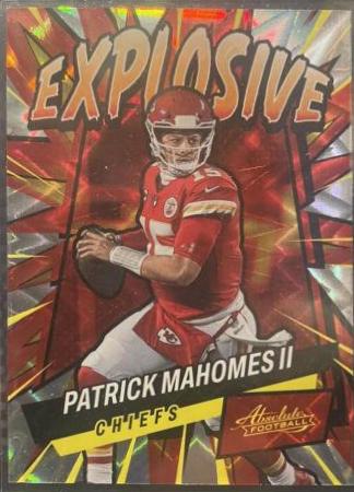 Patrick Mahomes II #E5 Football Cards 2022 Panini Absolute Explosive