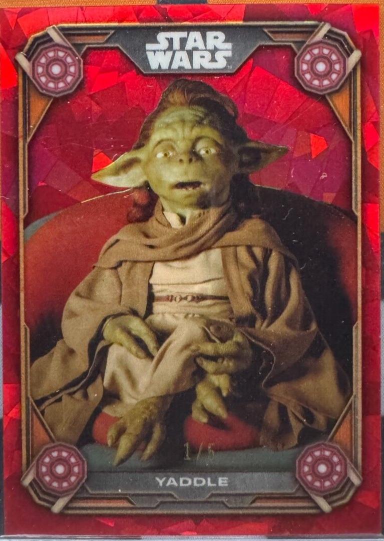 Yaddle [Red] #JC-1 Star Wars 2024 Topps Chrome Sapphire Jedi High Council