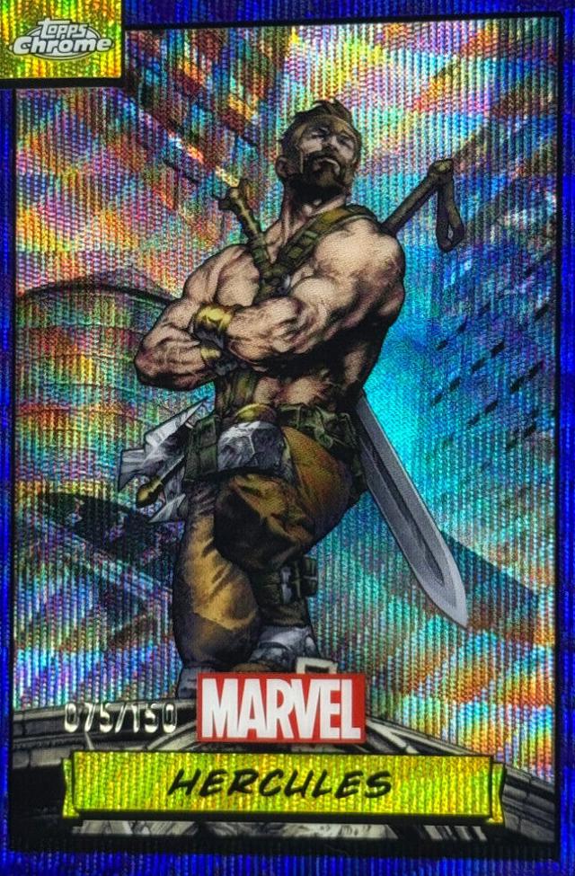 Hercules [Blue Wave] #103 Marvel 2024 Topps Chrome