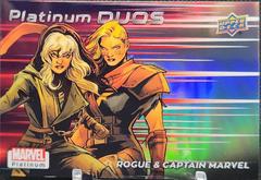 Rogue / Captain Marvel [Rainbow] #PD13 Marvel 2023 Upper Deck Platinum Duos Prices