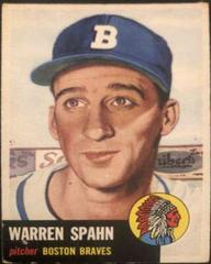 Warren Spahn #147 Baseball Cards 1953 Topps Prices