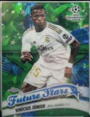 Vinicius Junior [Green] #FS-VJ Soccer Cards 2019 Topps Chrome UEFA Champions League Sapphire Future Stars Prices