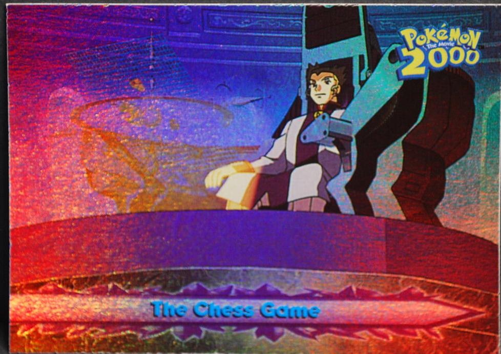 The Chess Game [Rainbow Foil] #15 Pokemon 2000 Topps Movie