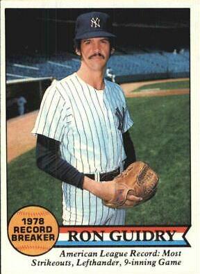 Ron Guidry #202 Prices | 1979 Topps | Baseball Cards