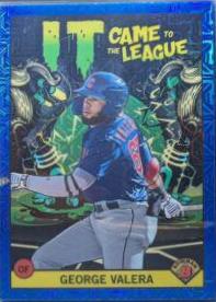 George Valera [Blue Refractor Mega Box Mojo] #ICFL-6 Baseball Cards 2022 Bowman Chrome It Came To The League