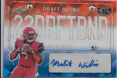 Malik Willis [Red White Blue Crystal] #B-MW1 Football Cards 2022 Leaf Metal Draft Prices