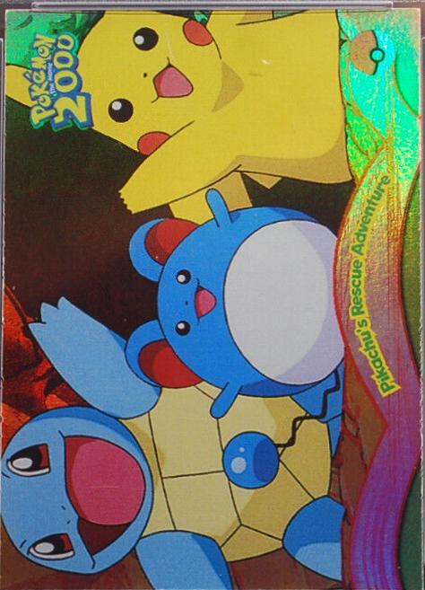 Pikachu's Rescue Adventure [Rainbow Foil] #12 Pokemon 2000 Topps Movie