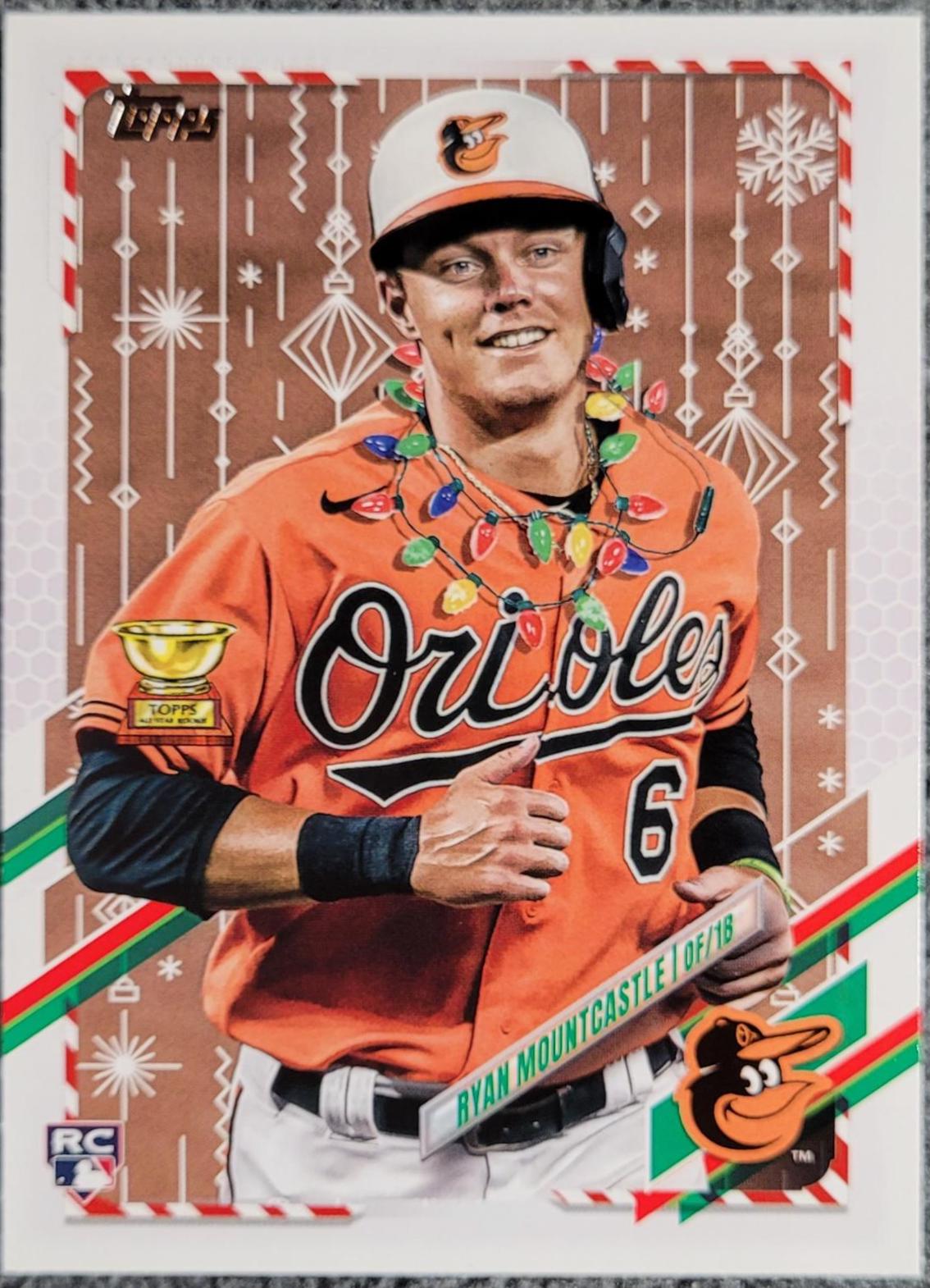 Ryan Mountcastle [Christmas Lights SP] #HW174 Baseball Cards 2021 Topps Holiday Mega Box