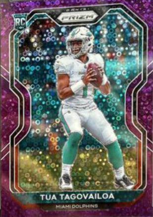 Tua Tagovailoa [No Huddle Purple Prizm] #339 Football Cards 2020 Panini Prizm