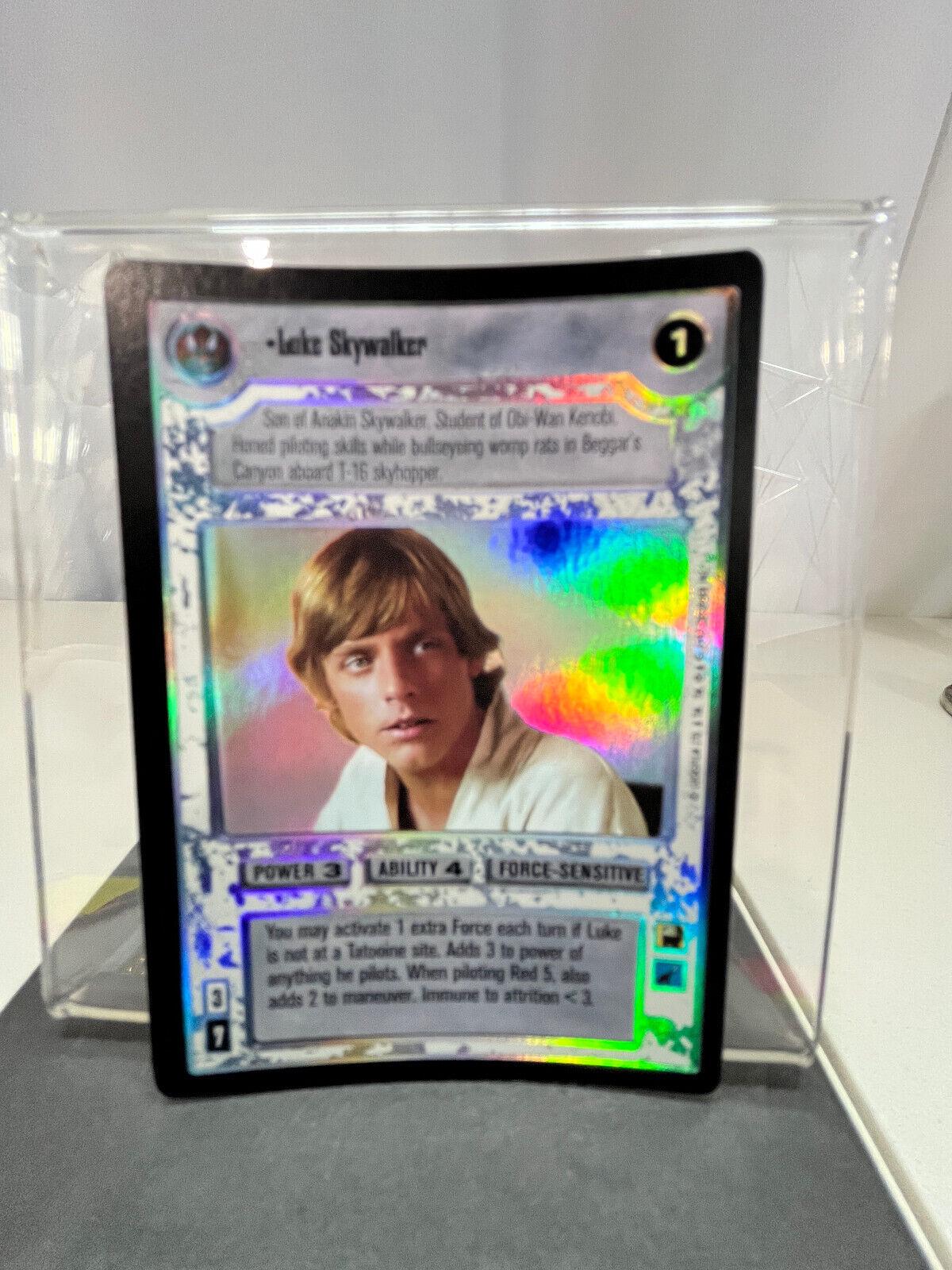 Luke Skywalker [Foil] Star Wars CCG Reflections III