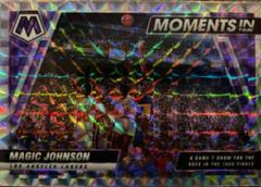 Magic Johnson [Mosaic] #20 Basketball Cards 2021 Panini Mosaic Moments in Time Prices