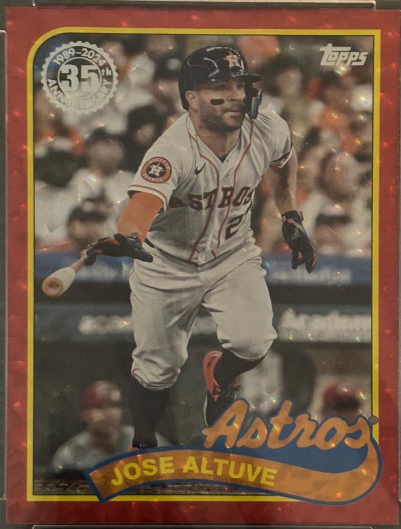 Jose Altuve [Red Mega Box] 89B27 Prices 2024 Topps 1989 Baseball