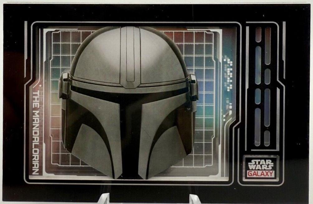 The Mandalorian #AS-4 Star Wars 2024 Topps Chrome Galaxy Armor Shadowbox