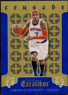 Carmelo Anthony [Light Blue] #13 Basketball Cards 2015 Panini Excalibur