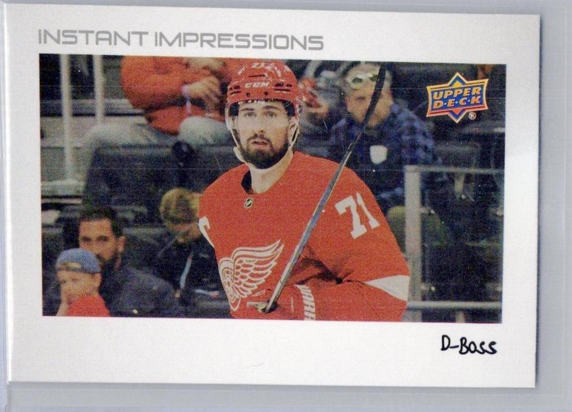 Dylan Larkin [Nickname] #PZ-36 Hockey Cards 2022 Upper Deck Instant Impressions