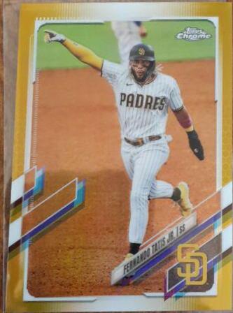 Fernando Tatis Jr. [SP Gold Refractor] #1 Baseball Cards 2021 Topps Chrome