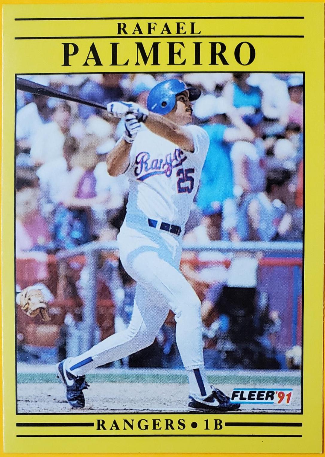 Rafael Palmeiro 295 Prices 1991 Fleer Baseball Cards