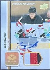 Joshua Roy [Autograph Patch] #5 Hockey Cards 2023 Upper Deck Team Canada Juniors Prices