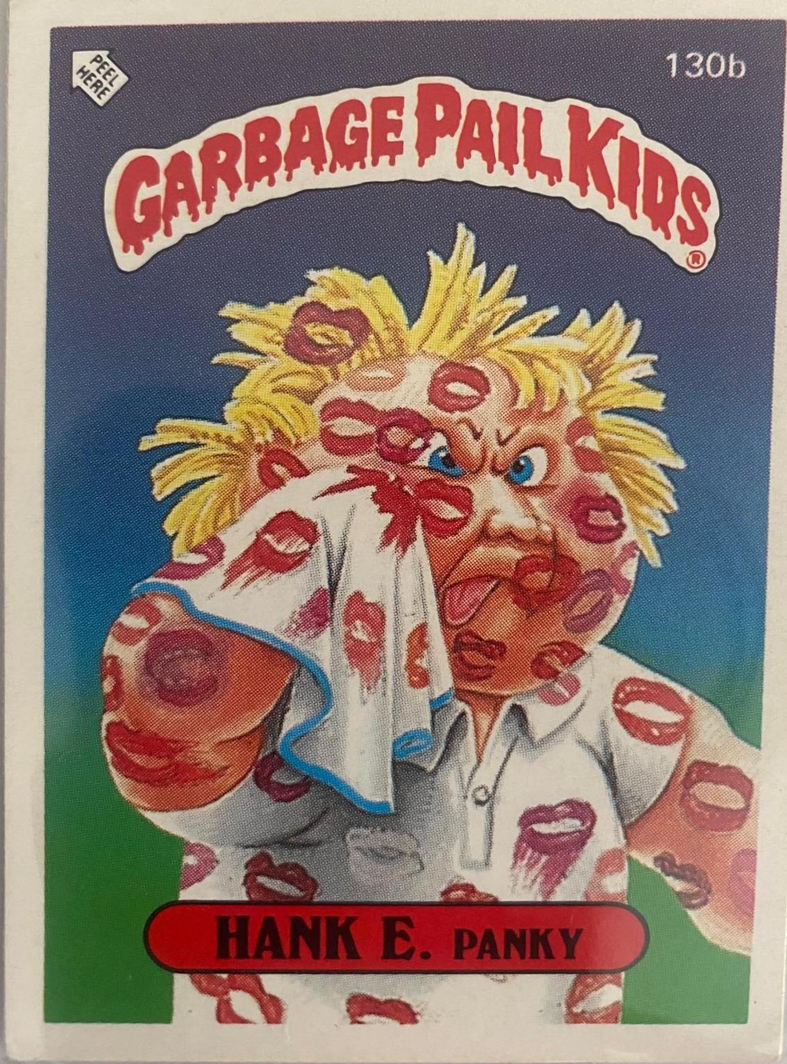 Hank E Panky #130B Garbage Pail Kids 1986 Mini