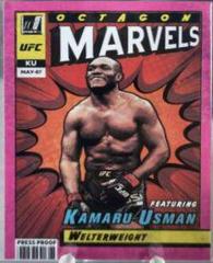 Kamaru Usman [Press Proof] #12 Ufc Cards 2022 Panini Donruss UFC Octagon Marvels Prices