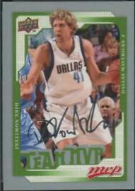 Dirk Nowitzki [Silver Script] #176 Basketball Cards 2008 Upper Deck MVP