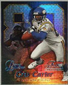 Cris Carter #40L Football Cards 1999 Flair Showcase Legacy Collection